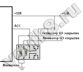 Подключение магнитолы к сигнализации